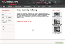 Tablet Screenshot of bostonmotor.co.za